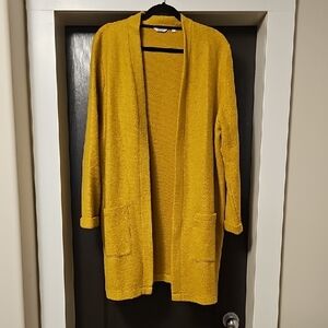 REITMANS Mustard Open-Front Long Cardigan